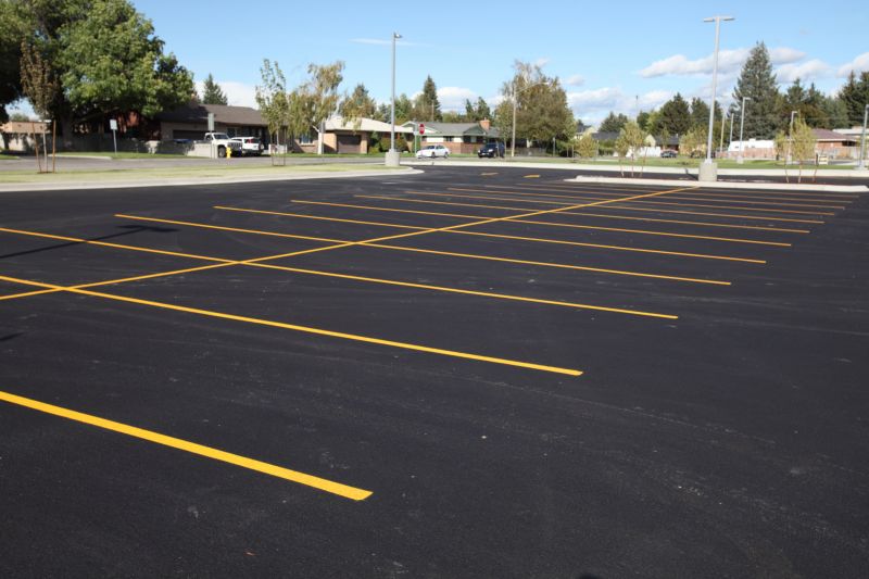 Freshly Paved Lot