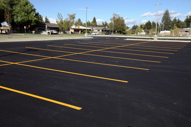 Completed Asphalt Parking Lot